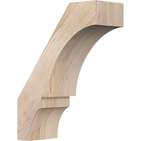 Ekena Millwork 5 1/2"W x 14"D x 18"H Balboa Smooth Knee Brace, Douglas Fir BRC06X14X18BOA00SDF - main
